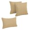 Blazing Needles Indoor/Outdoor Spun Polyester Throw Pillows (Set of 3) - Sandstone